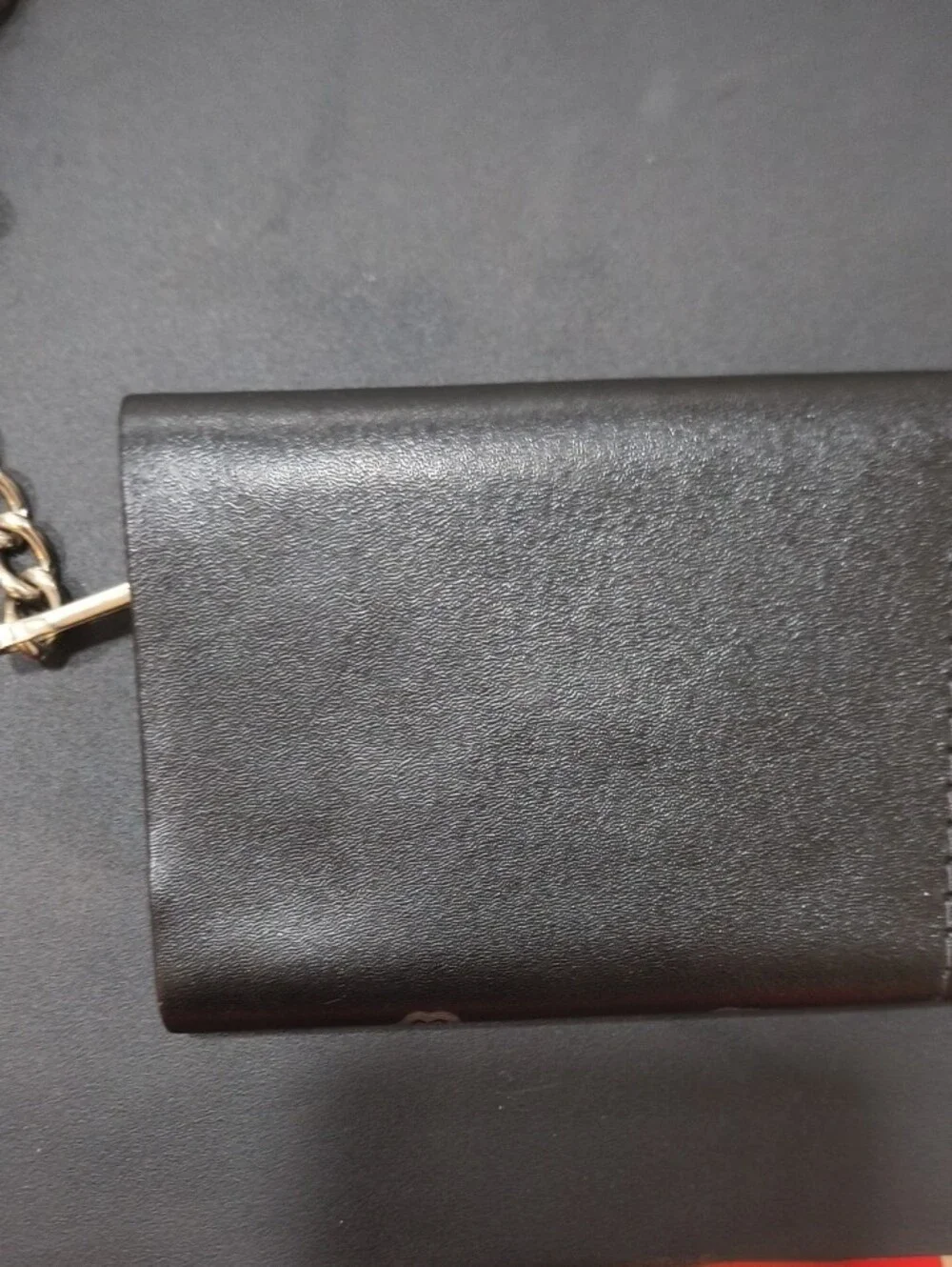 Vintage Harley-Davidson Black Trifold Wallet with Eagle and Checkered Flags 1978